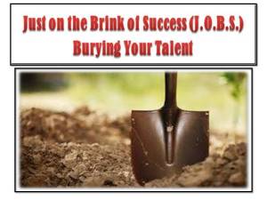 Burying your Talent ebook photo